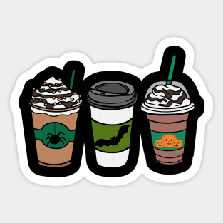 Halloween coffee Sticker